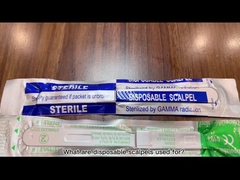 What are disposable scalpels used for？