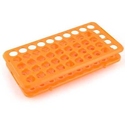 Ποιότητα  50 Well Plastic Multifunction Test Tube Holder Rack With Silicone Εργοστάσιο