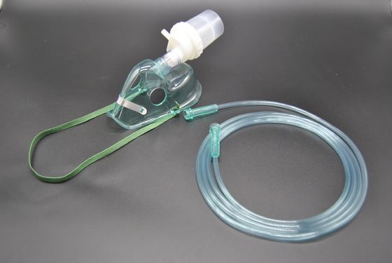 0.4ml Διαφανές Κουρδισμένο Επαναστατικό Νεμπουλίζερ Κίτ Πράσινη Μάσκα Νεμπουλίζερ για Ενήλικες