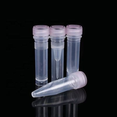 1.5ml κωνικός σωλήνας δειγμάτων σωλήνων κατώτατου Microcentrifuge με το καπέλο βιδών