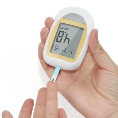 Ιατρική μετρώντας ζάχαρη Glucometer αίματος με λουρίδα δοκιμής 50 τη διαβητική IVD