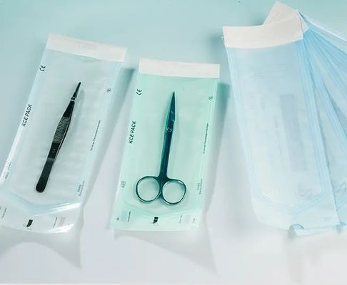 5.7 Cm X 13 Cm Ιατρική αποστειρωμένη σακούλα οδοντιατρική συσκευασία συσκευασία peel συσκευασία αυτοσφραγίδα που χρησιμοποιείται για την αποστείρωση οδοντιατρικών ιατρικών οργάνων
