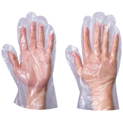 Πλαστικό πολυαιθυλένιο HDPE PE Διαφανή Ξαναχρησιμοποιήσιμα Γάντια Για Νοσοκομείο Και Οικιακό Οίκημα